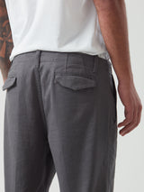Pantalone 5 tasche in cotone elasticizzato raw -  - Ragno