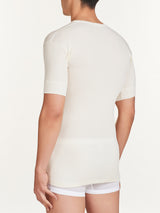 Merino Strong - Maglietta girocollo in costina di lana pesante -  - Ragno