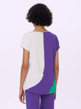 Maxi T-shirt multicolor in Viscosa Summer -  - Ragno