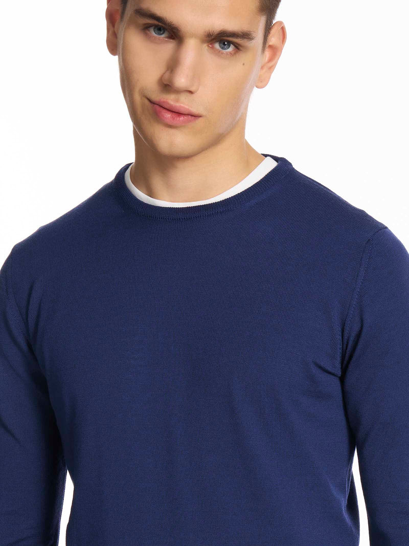 Maglia girocollo in Merino 2.0 -  - Ragno