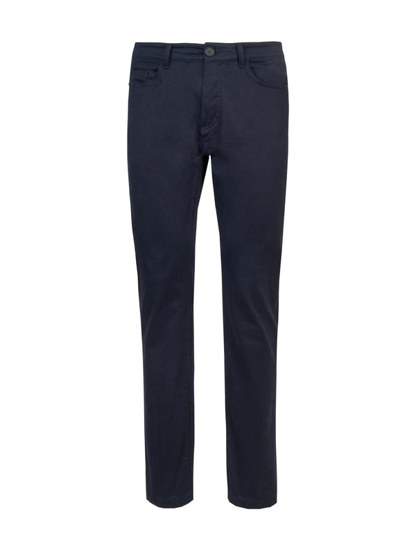 Pantalone 5 tasche in Twill di cotone elasticizzato -  - Ragno