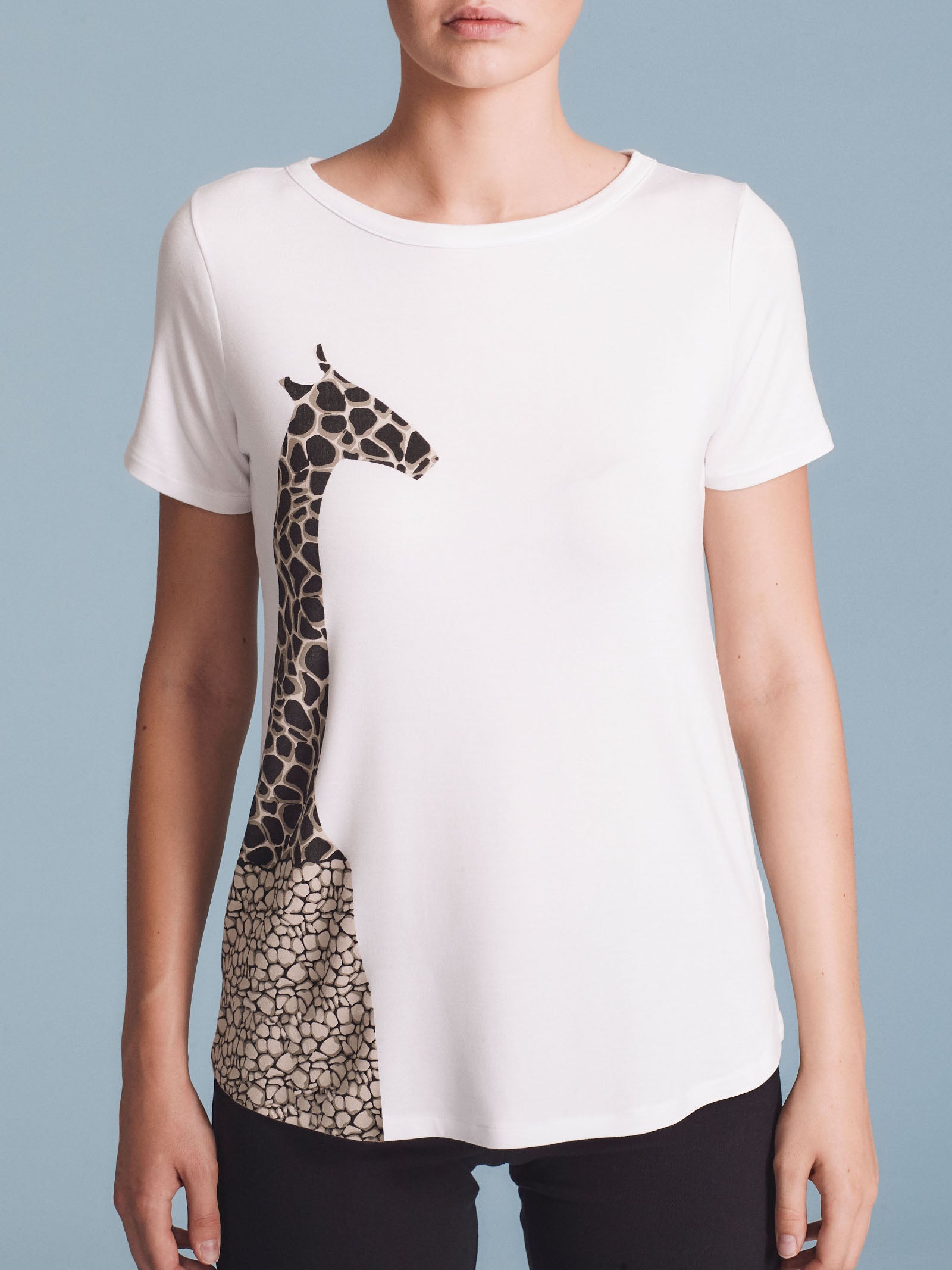 T-shirt fantasia giraffa - Ragno