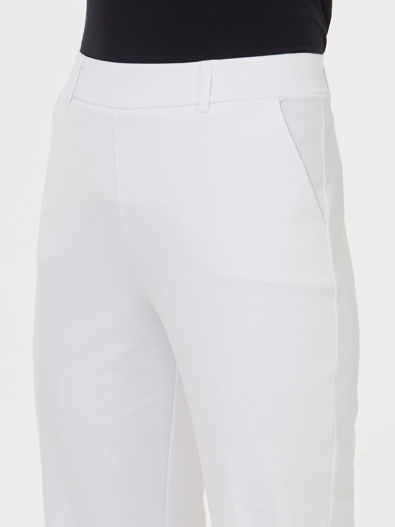Pantalone in satin di cotone elasticizzato - Ragno