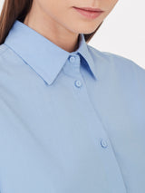 Camicia in popeline di cotone elasticizzato - Ragno